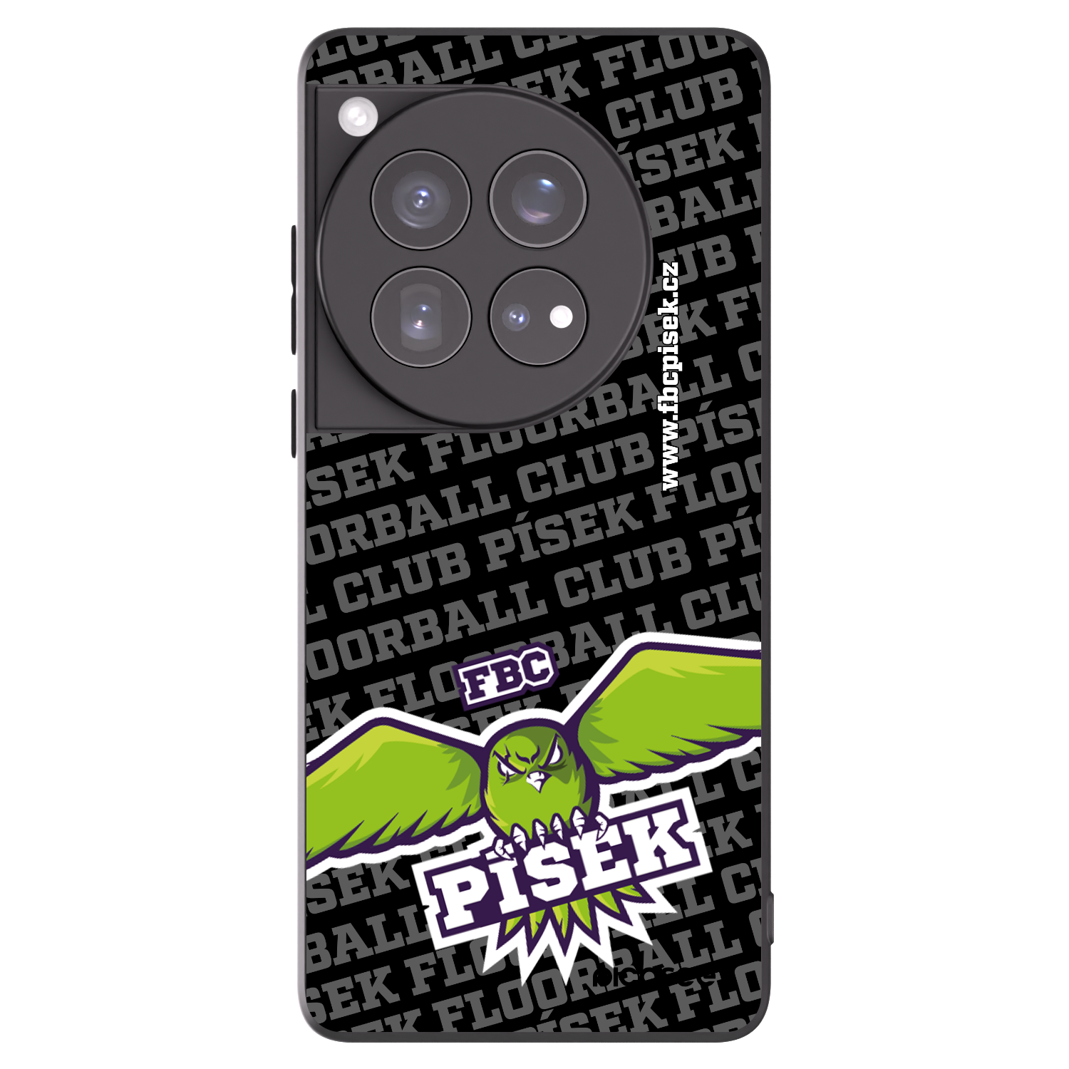 Picasee silikonový černý obal pro OnePlus 12 5G - FBC Písek