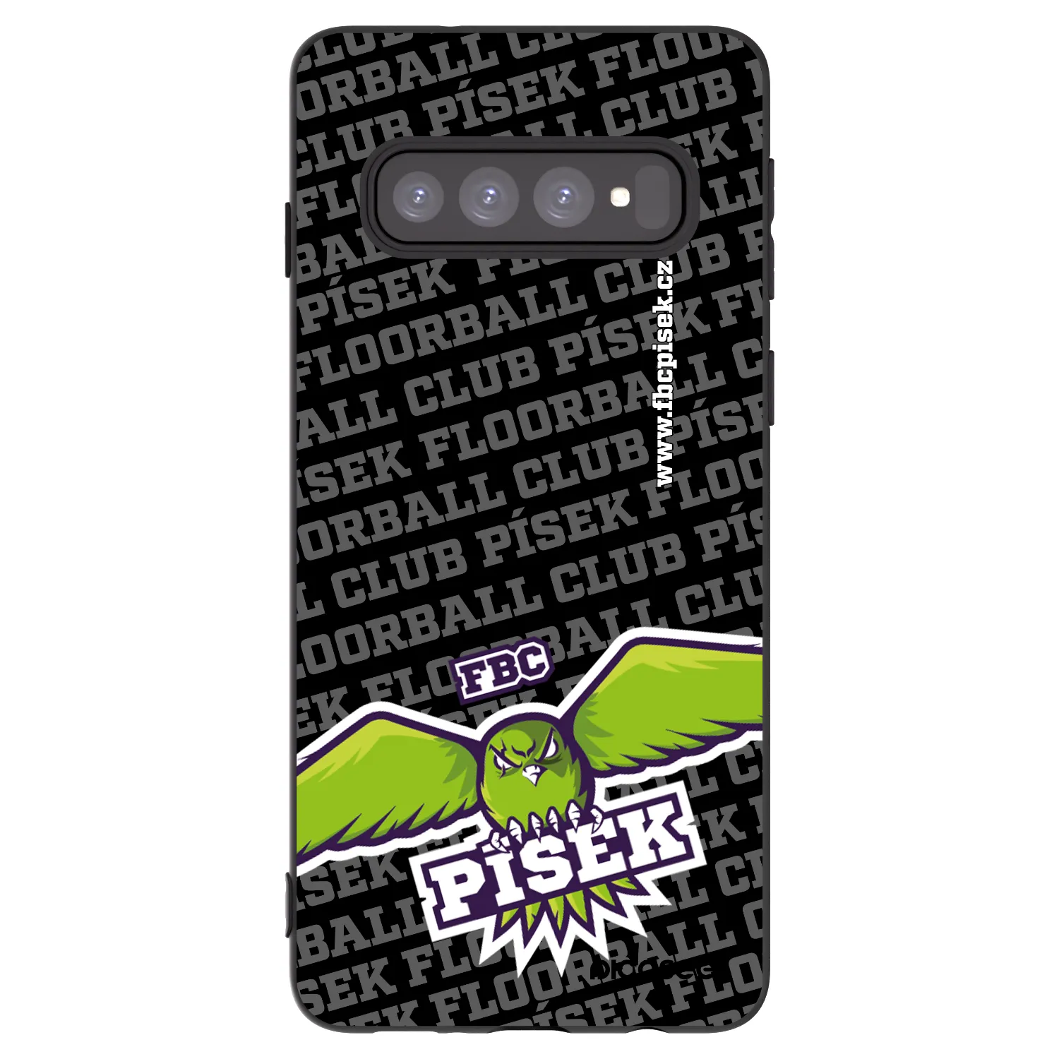 Picasee silikonový černý obal pro Samsung Galaxy S10 G973 - FBC Písek