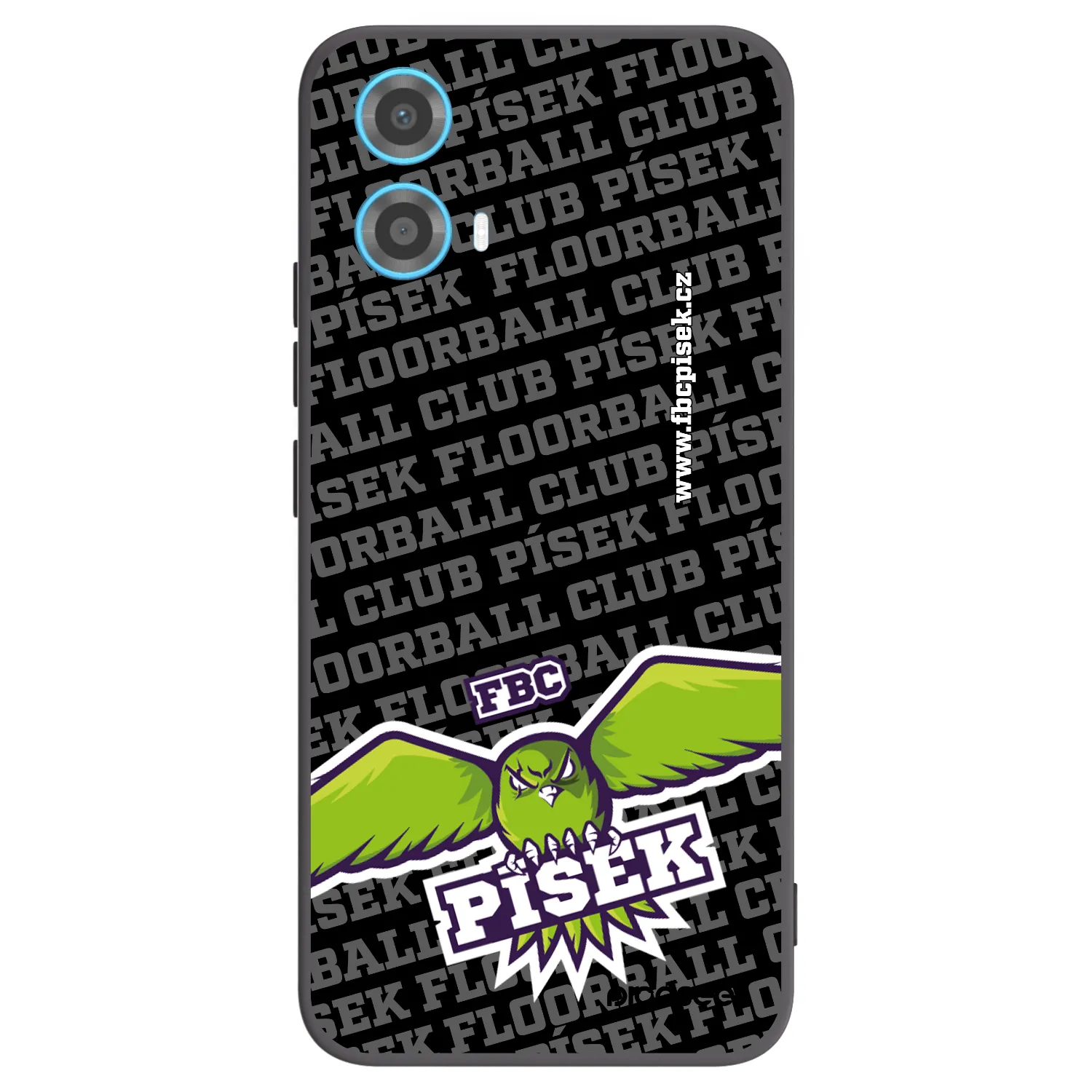 Picasee silikonový černý obal pro Motorola Moto G34 5G - FBC Písek