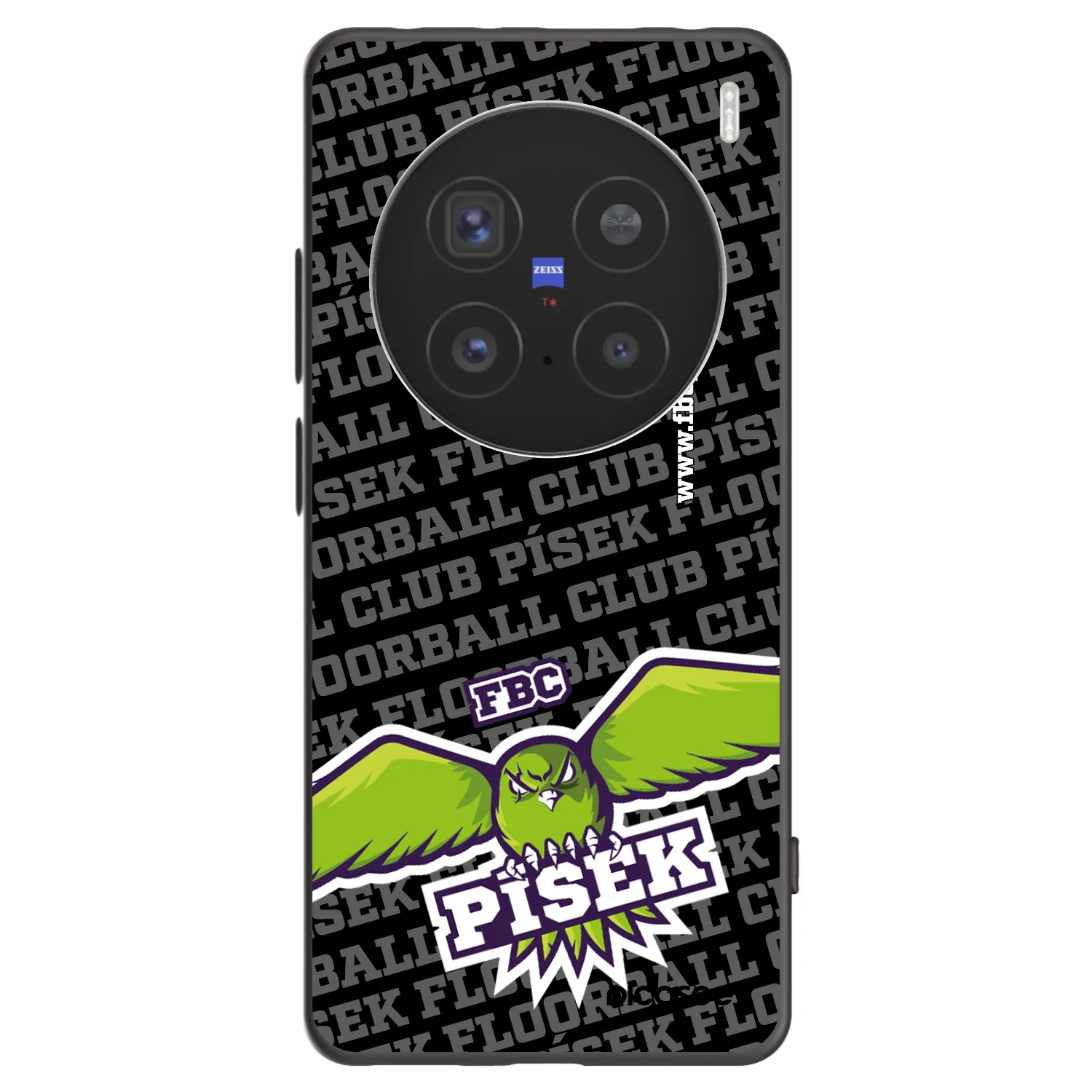 Picasee silikonový černý obal pro Vivo X200 Pro - FBC Písek