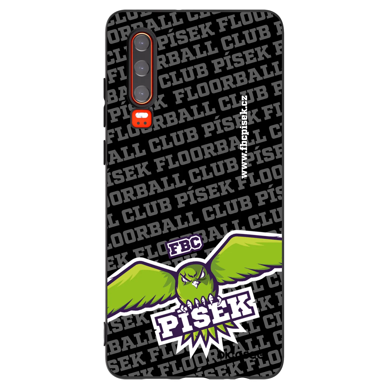 Picasee silikonový černý obal pro Huawei P30 - FBC Písek