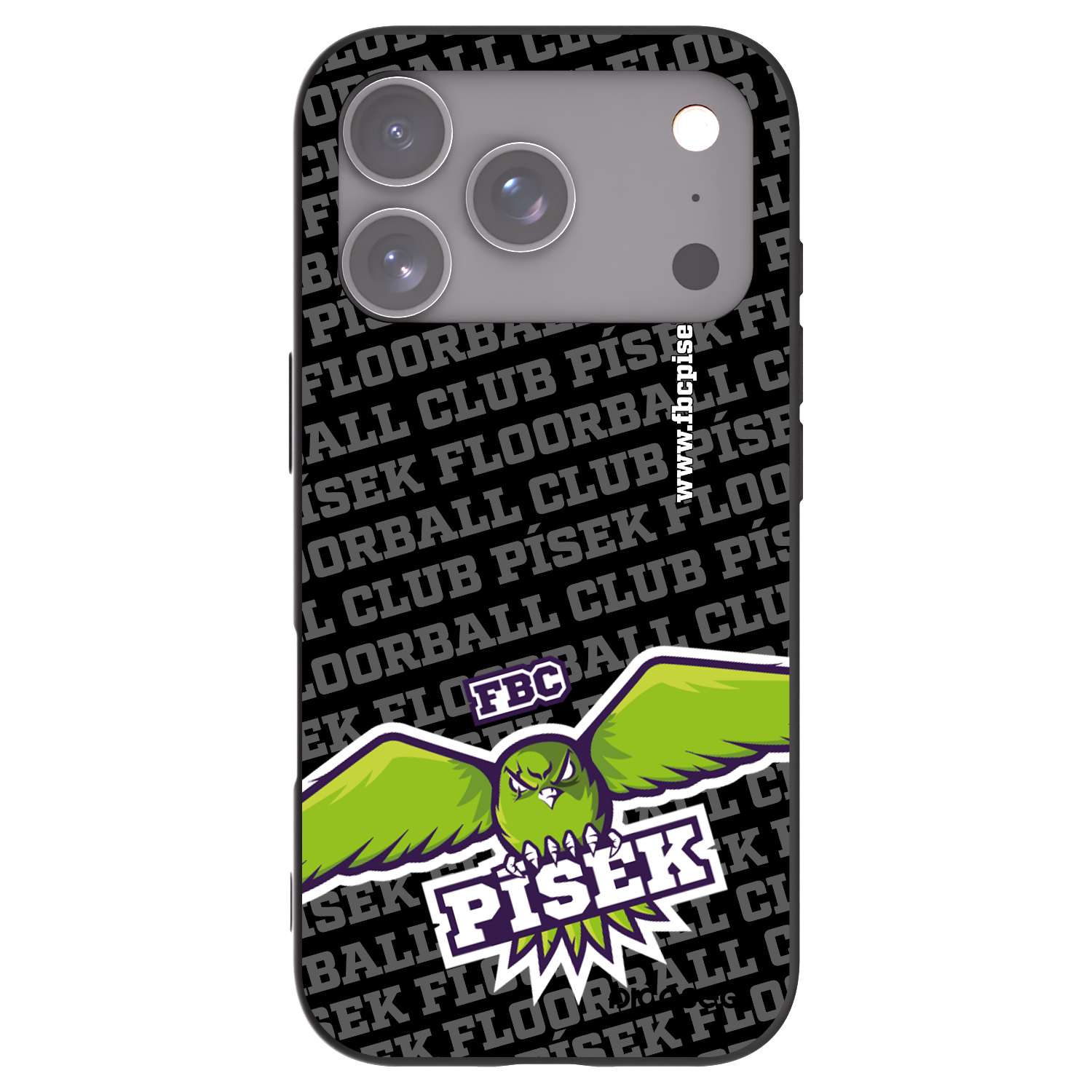 Picasee silikonový černý obal pro Apple iPhone 17 Pro - FBC Písek