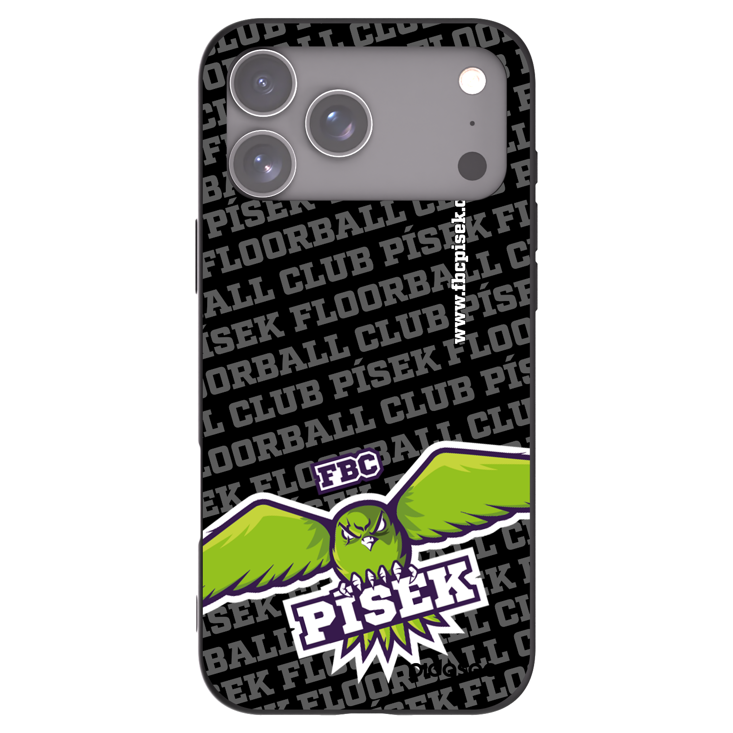 Picasee silikonový černý obal pro Apple iPhone 17 Pro Max - FBC Písek