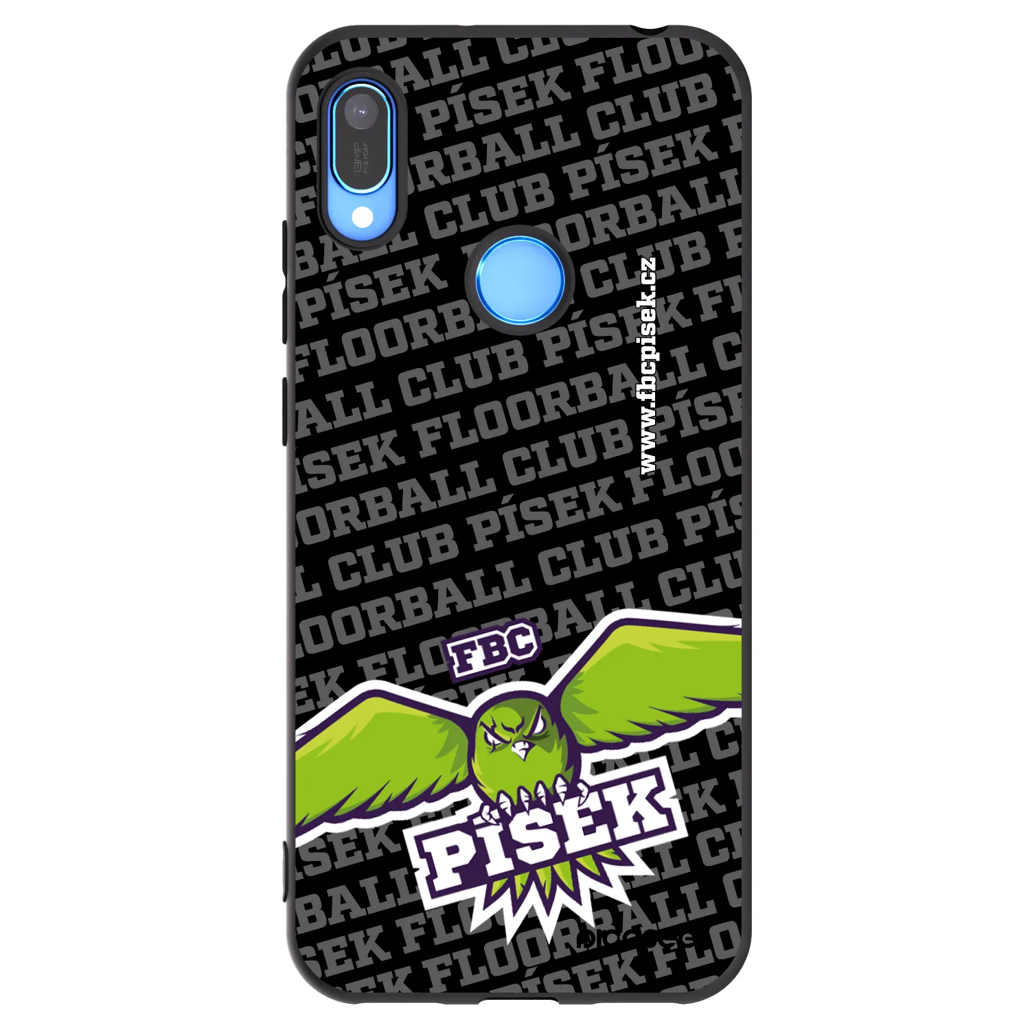 Picasee silikonový černý obal pro Huawei Y6 2019 - FBC Písek