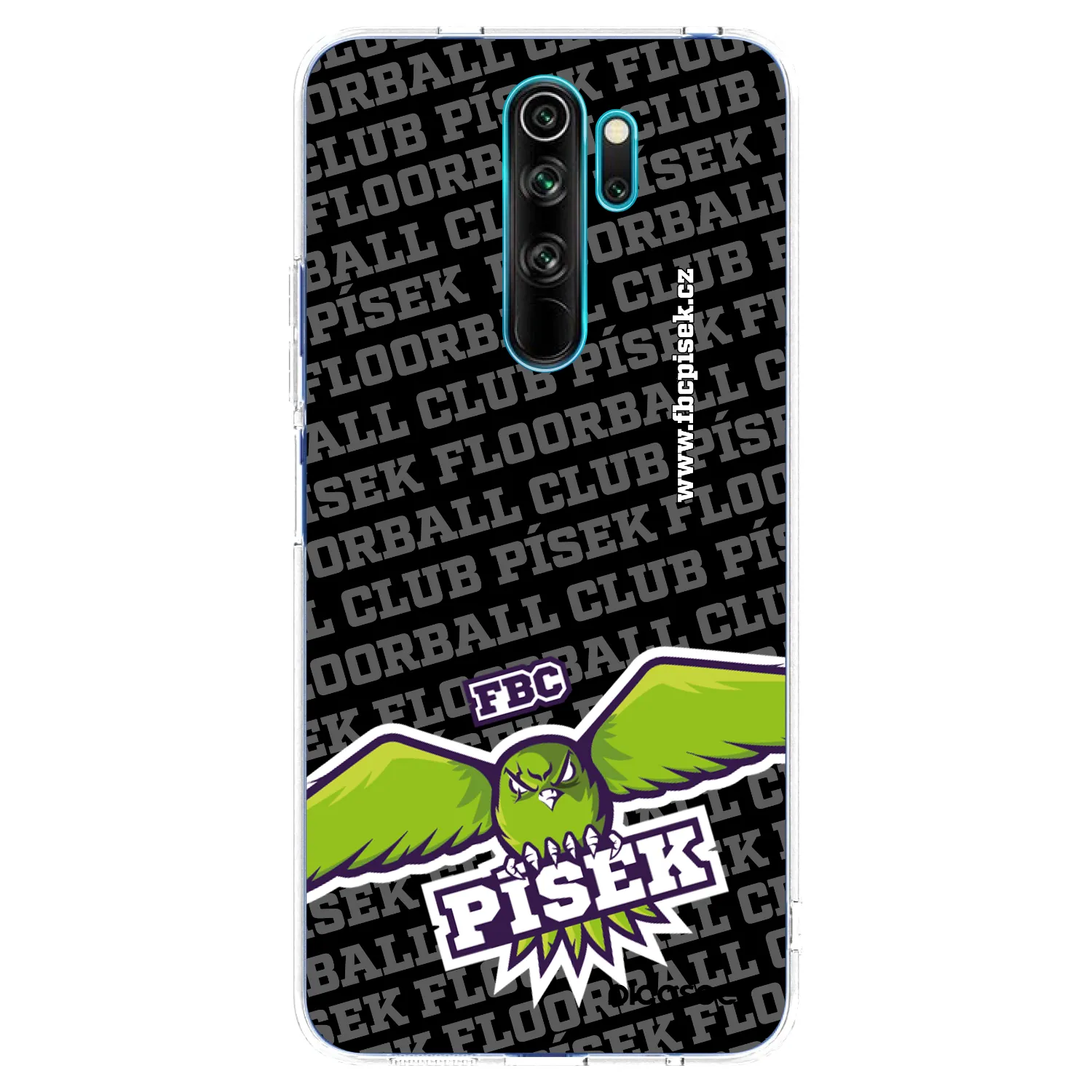 Picasee silikonový průhledný obal pro Xiaomi Redmi Note 8 Pro - FBC Písek