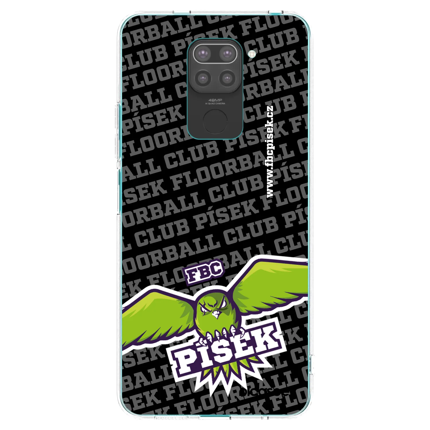 Picasee silikonový černý obal pro Xiaomi Redmi Note 9 - FBC Písek