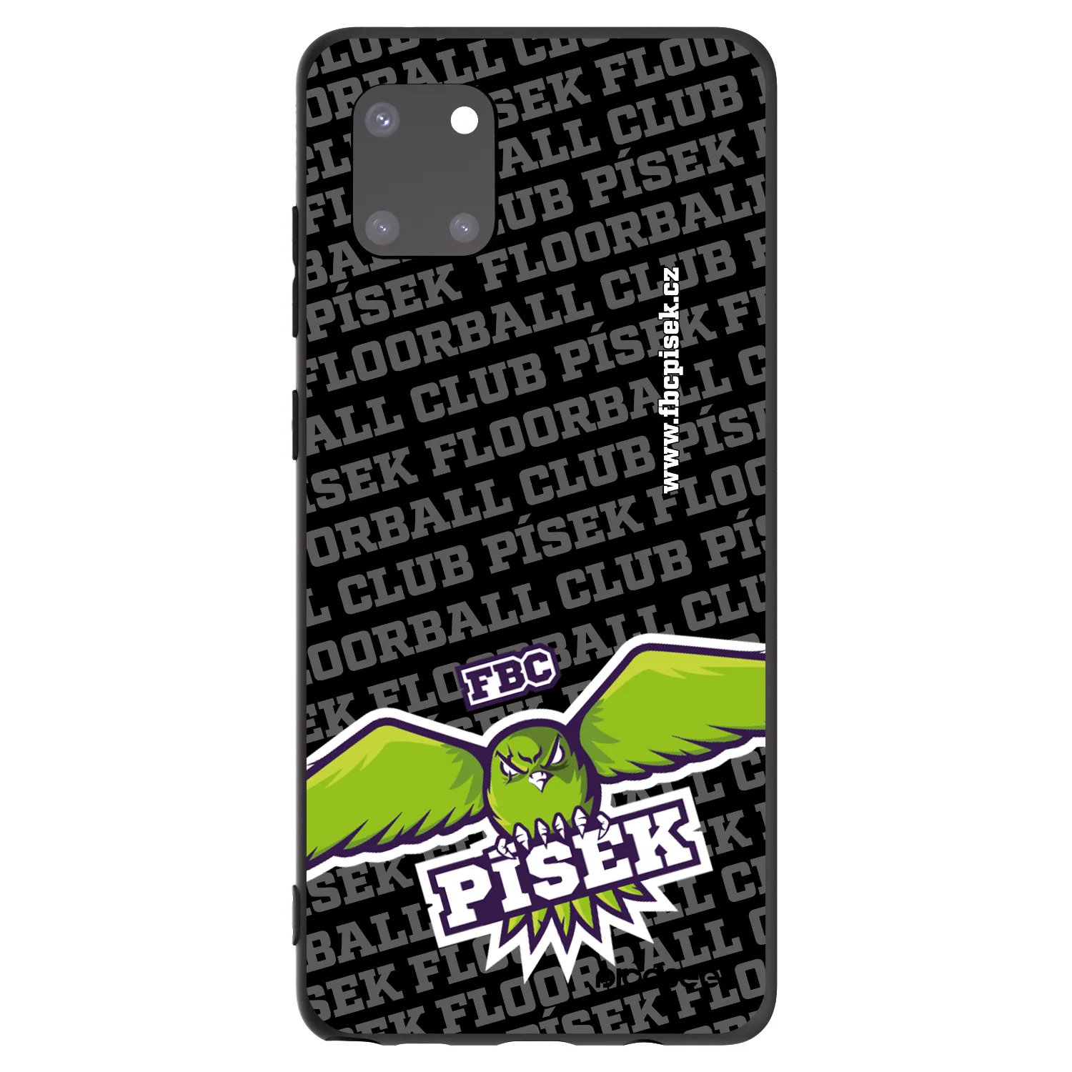 Picasee silikonový černý obal pro Samsung Galaxy Note 10 Lite N770F - FBC Písek