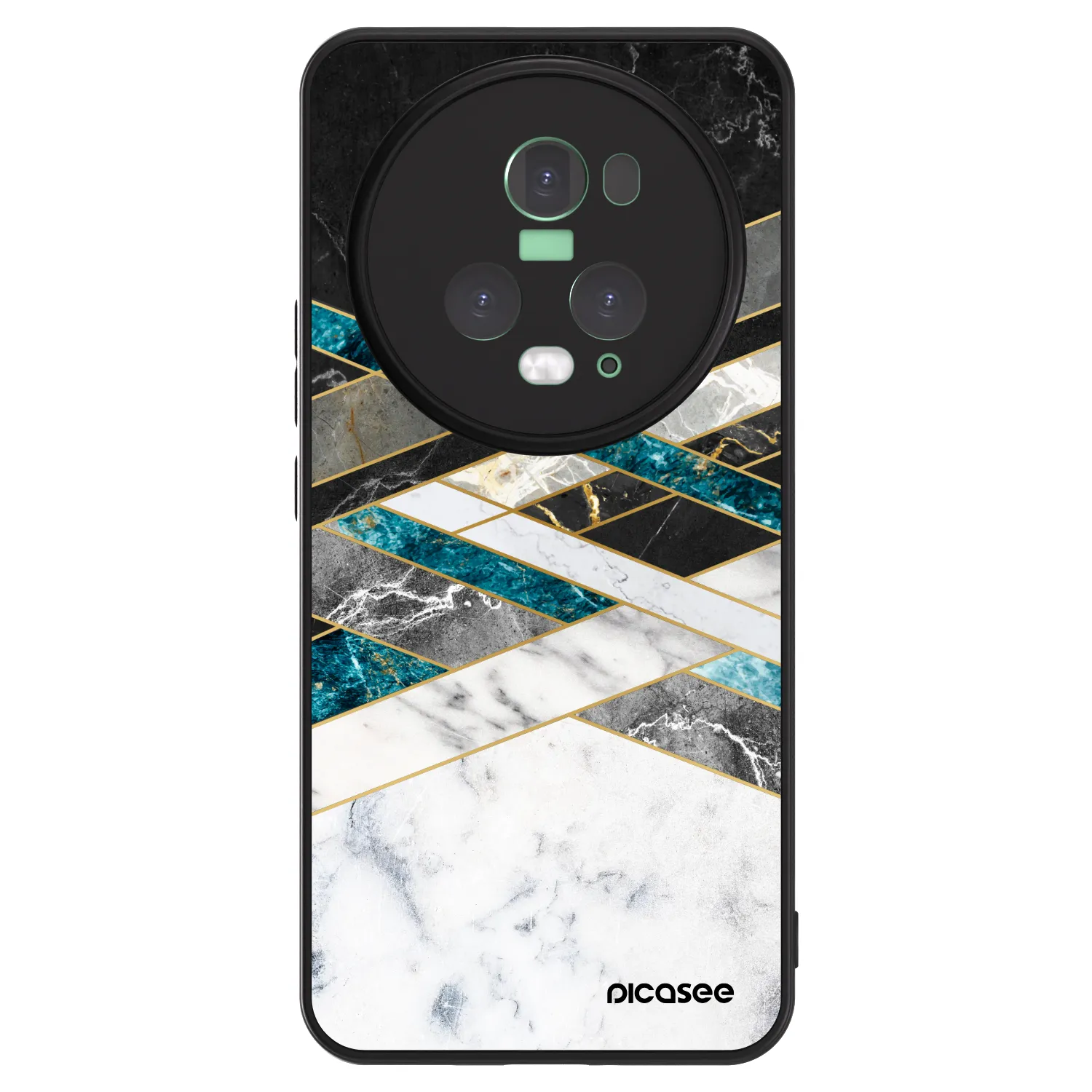 Picasee ULTIMATE CASE pro Honor Magic5 Pro - Black & White geometry