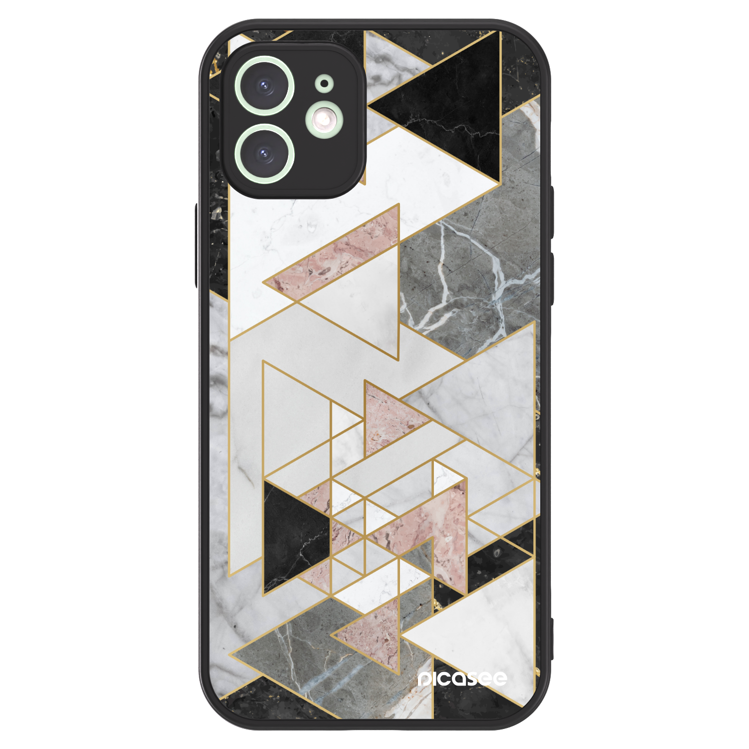Picasee ULTIMATE CASE pro Apple iPhone 12 - Light geometry