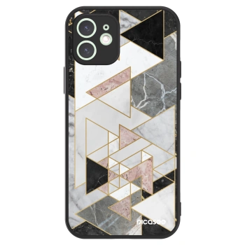 Picasee ULTIMATE CASE pro Apple iPhone 12 - Light geometry