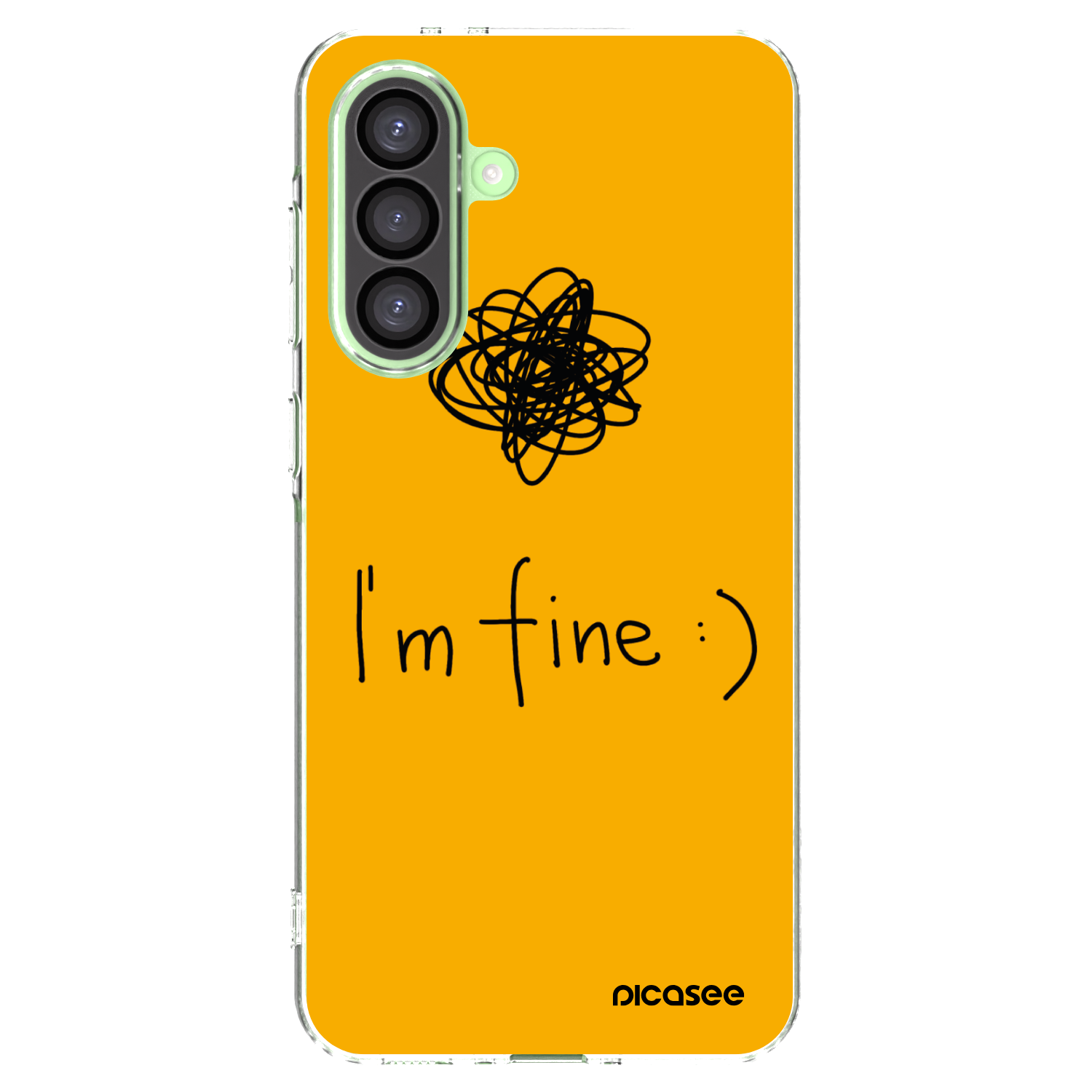Picasee silikonový průhledný obal pro Samsung Galaxy A26 5G A266B - I am fine