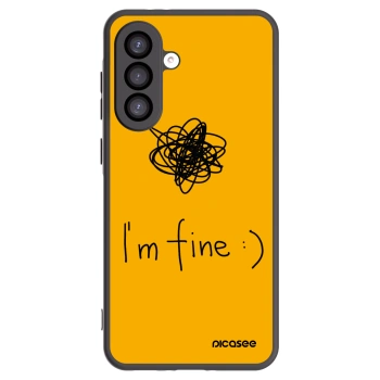 Picasee silikonový černý obal pro Samsung Galaxy A26 5G A266B - I am fine