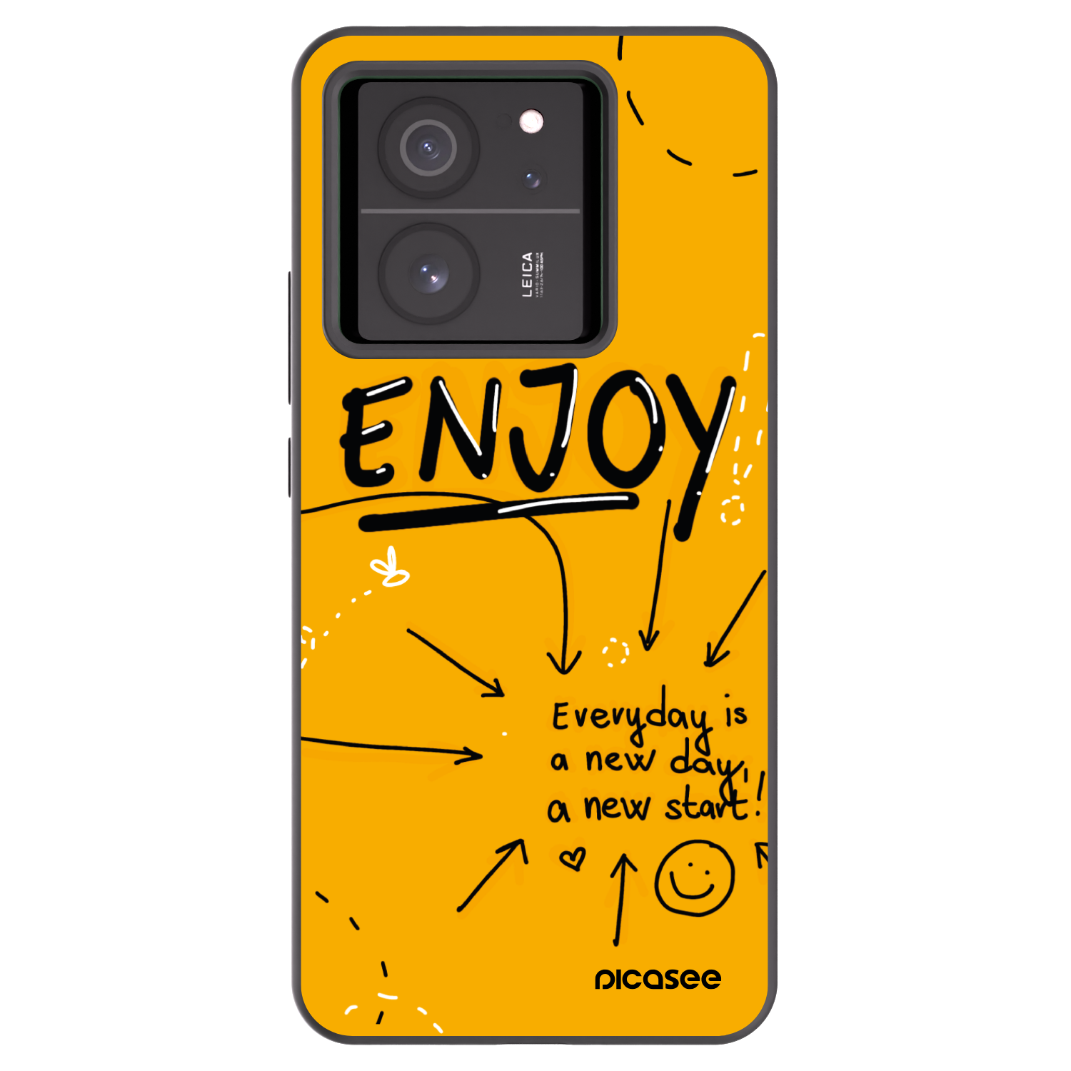 Picasee silikonový černý obal pro Xiaomi 13T Pro - Enjoy