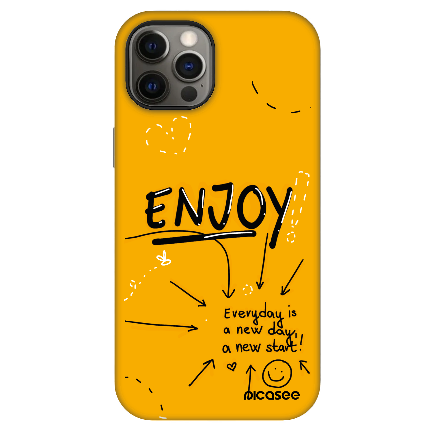 Picasee Fashion Case MagSafe Apple iPhone 12 - Enjoy