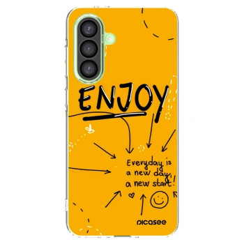 Picasee silikonový průhledný obal pro Samsung Galaxy A26 5G A266B - Enjoy