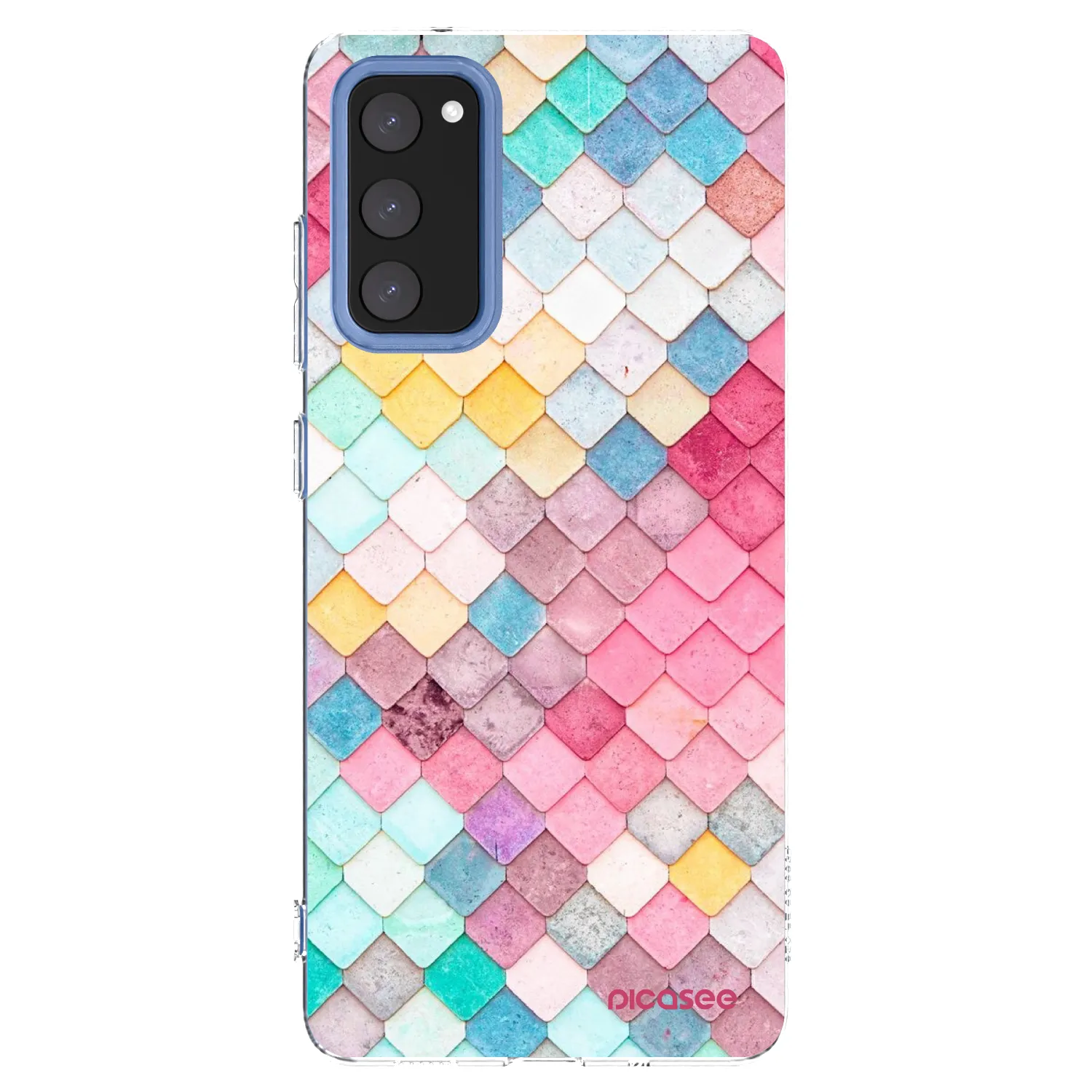 Picasee silikonový průhledný obal pro Samsung Galaxy S20 FE - Barevná střecha