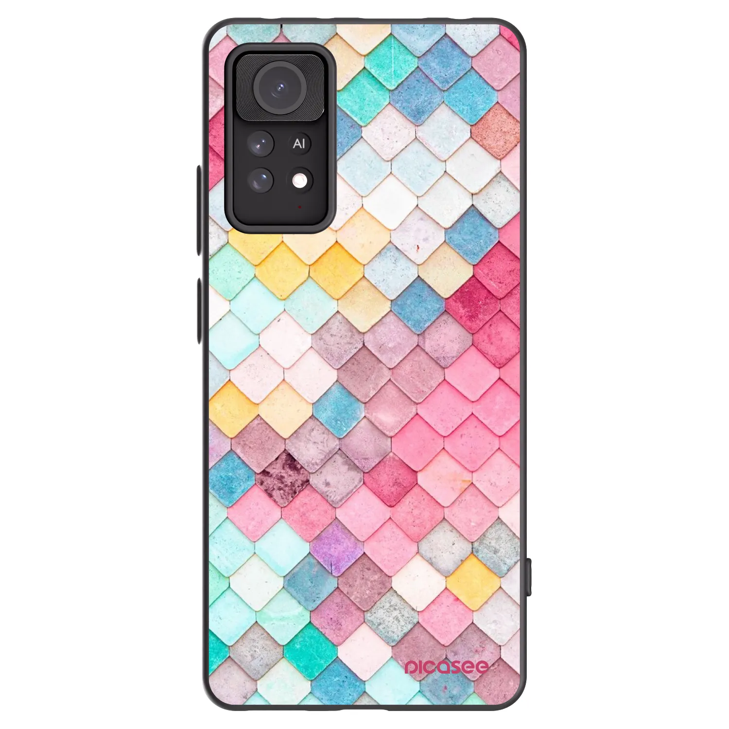 Picasee silikonový černý obal pro Xiaomi Redmi Note 11 Pro - Barevná střecha