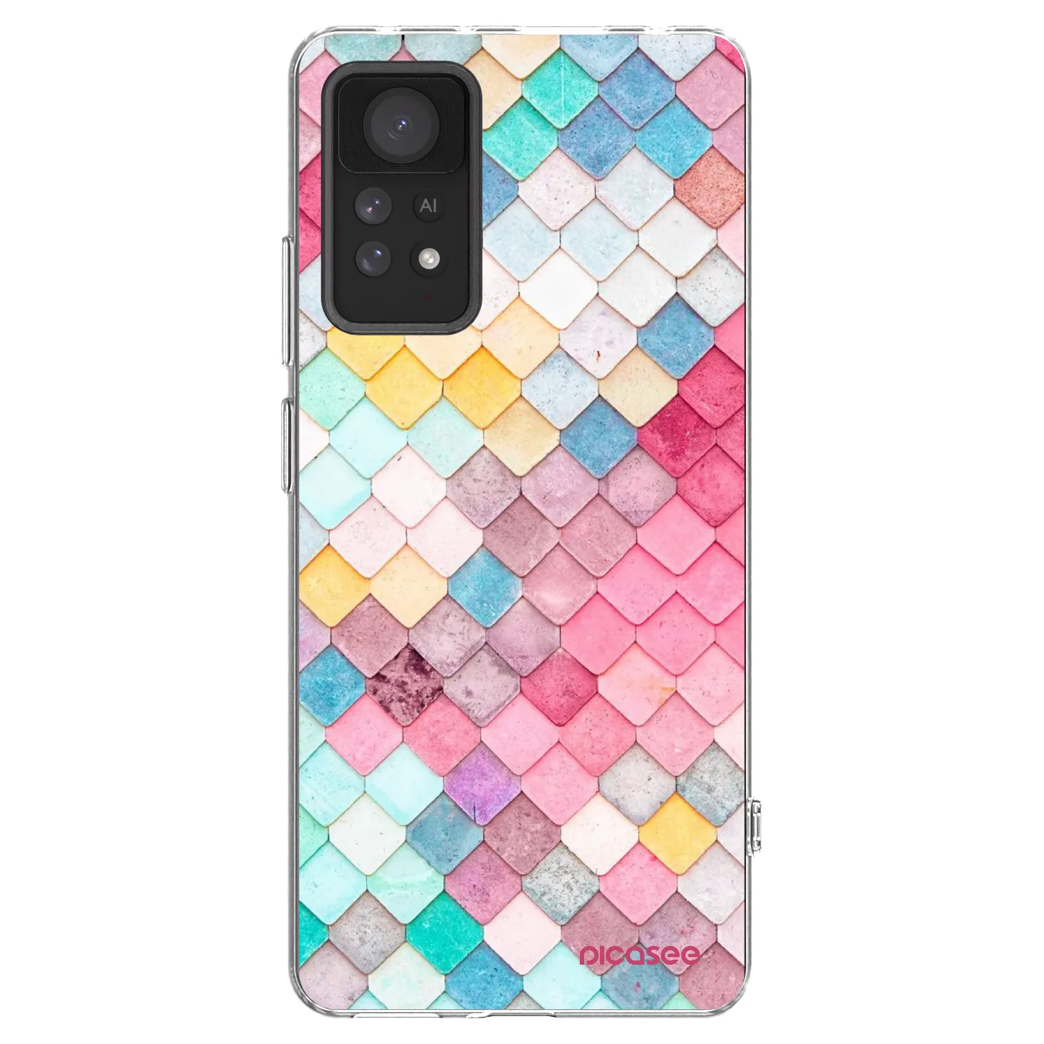 Picasee silikonový průhledný obal pro Xiaomi Redmi Note 11 Pro - Barevná střecha