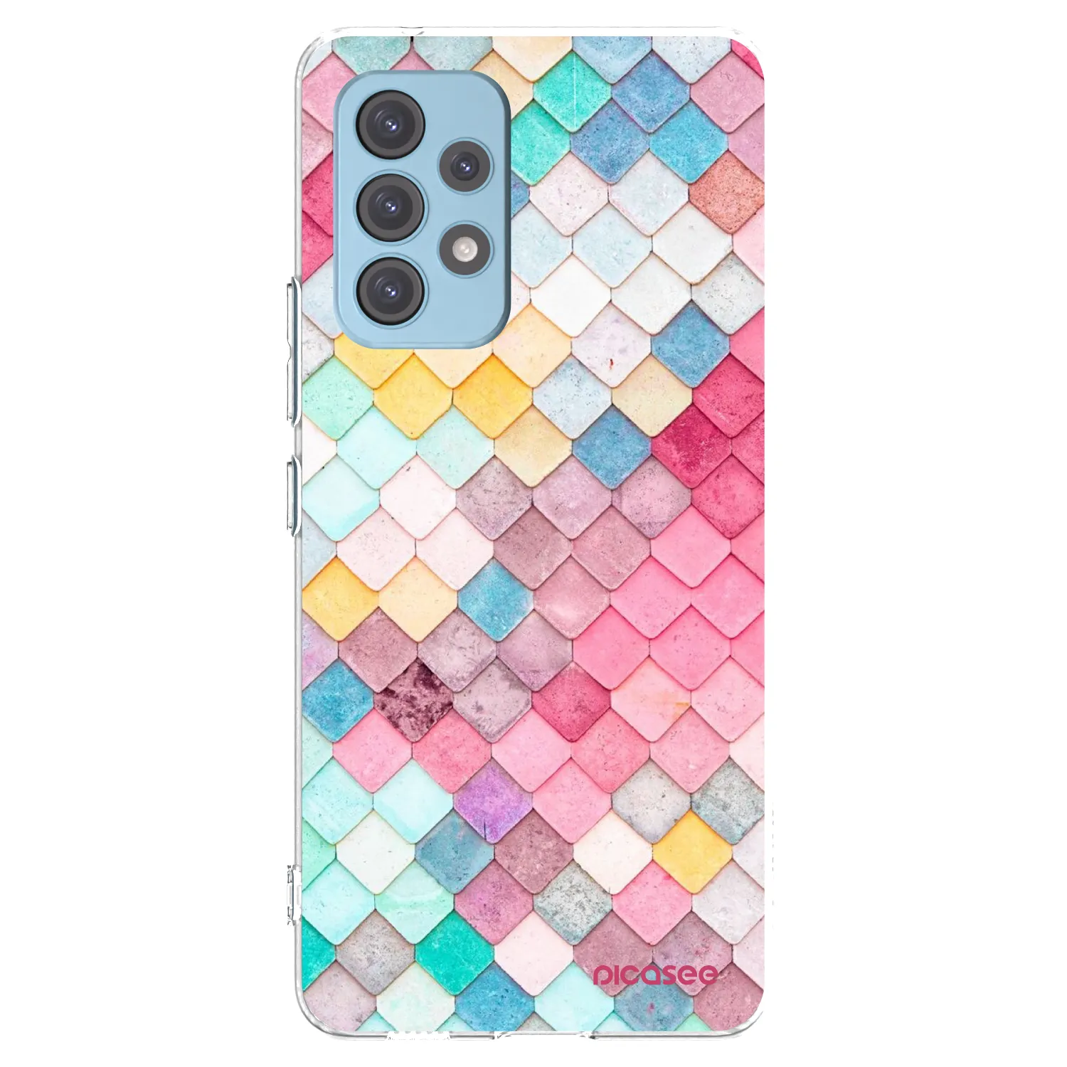 Picasee silikonový průhledný obal pro Samsung Galaxy A53 5G A536 - Barevná střecha