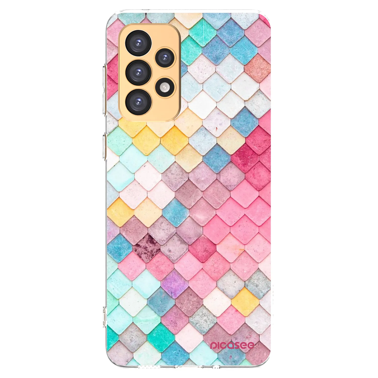 Picasee silikonový průhledný obal pro Samsung Galaxy A33 5G A336 - Barevná střecha