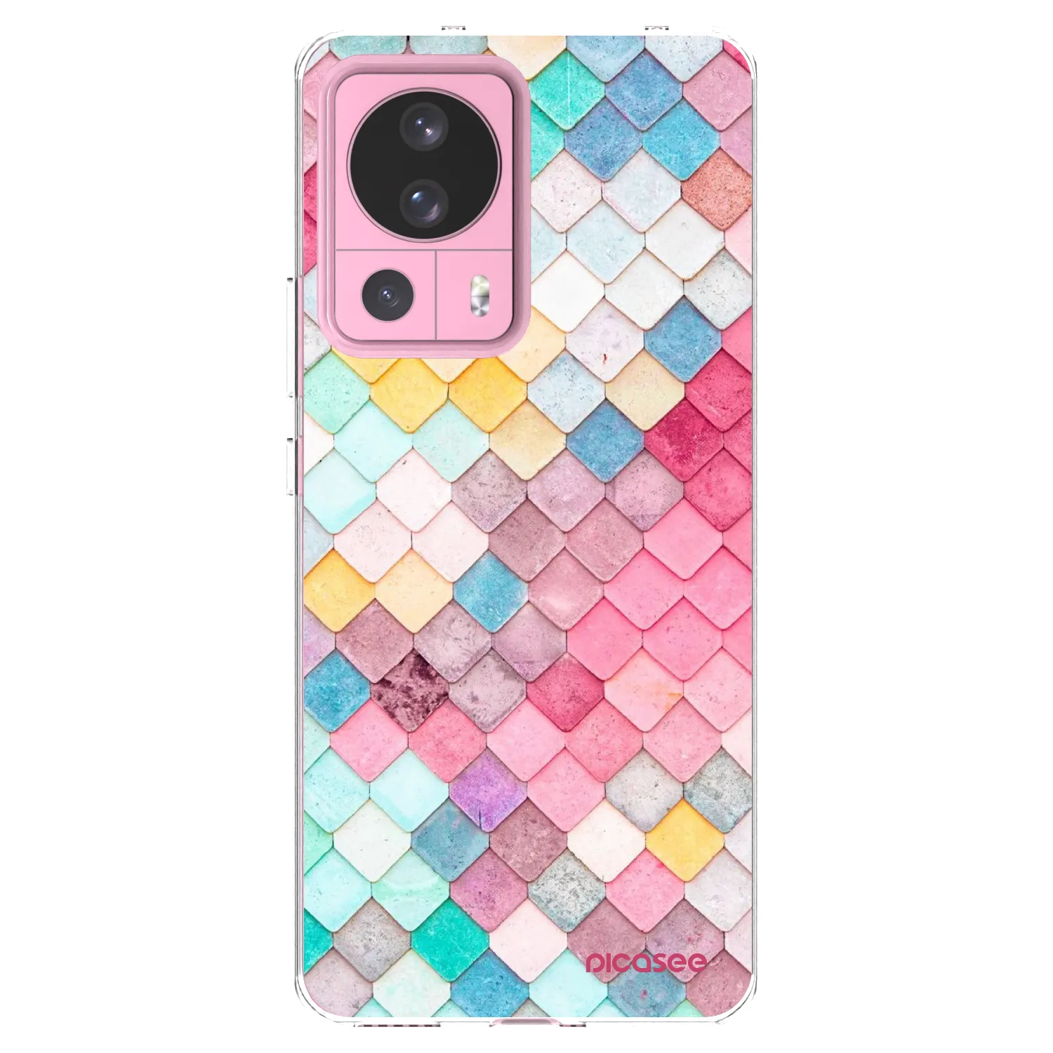 Picasee silikonový průhledný obal pro Xiaomi 13 Lite - Barevná střecha