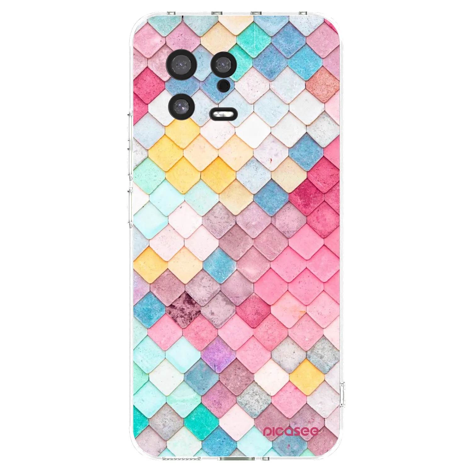 Picasee silikonový průhledný obal pro Xiaomi 13 - Barevná střecha