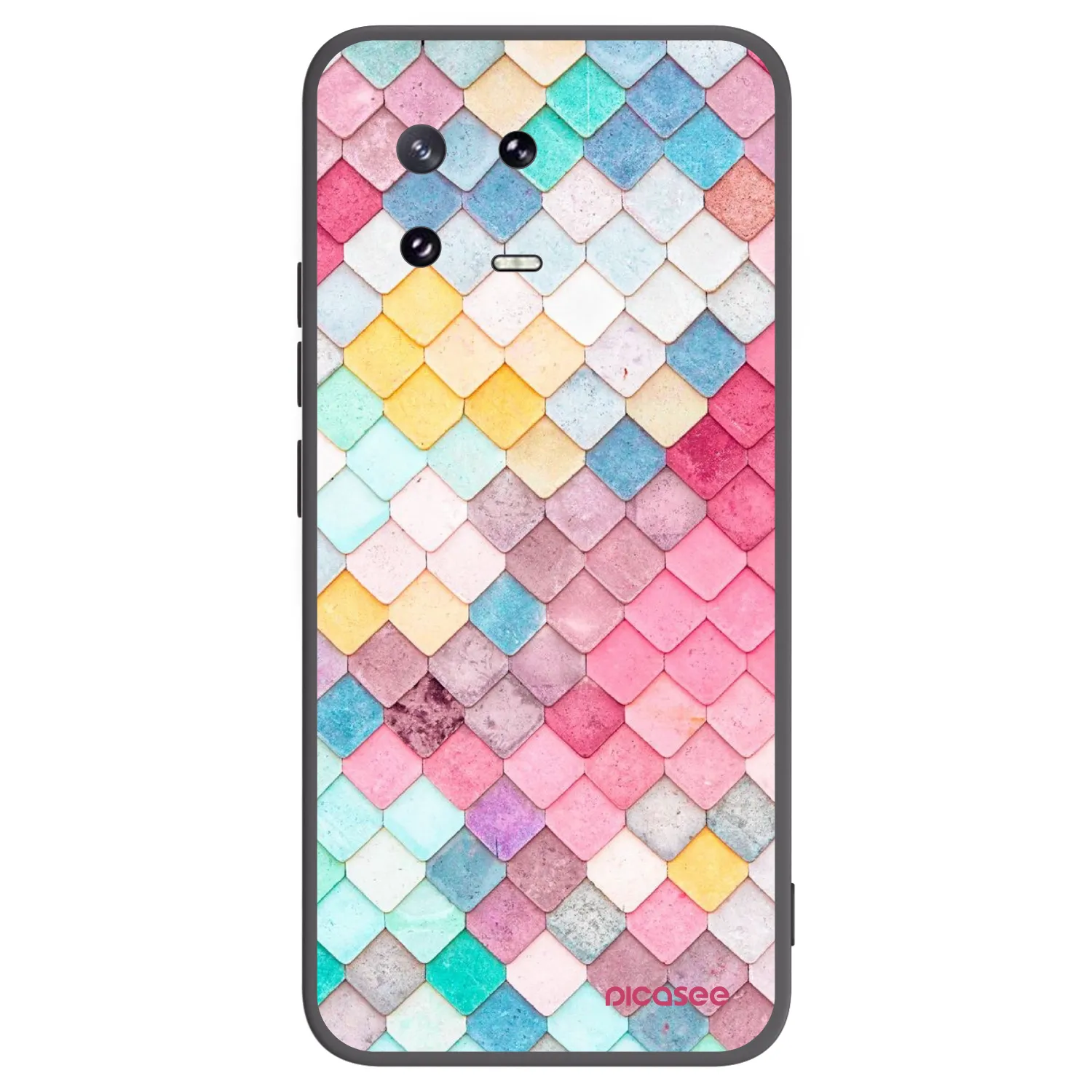 Picasee silikonový černý obal pro Xiaomi 13 Pro - Barevná střecha