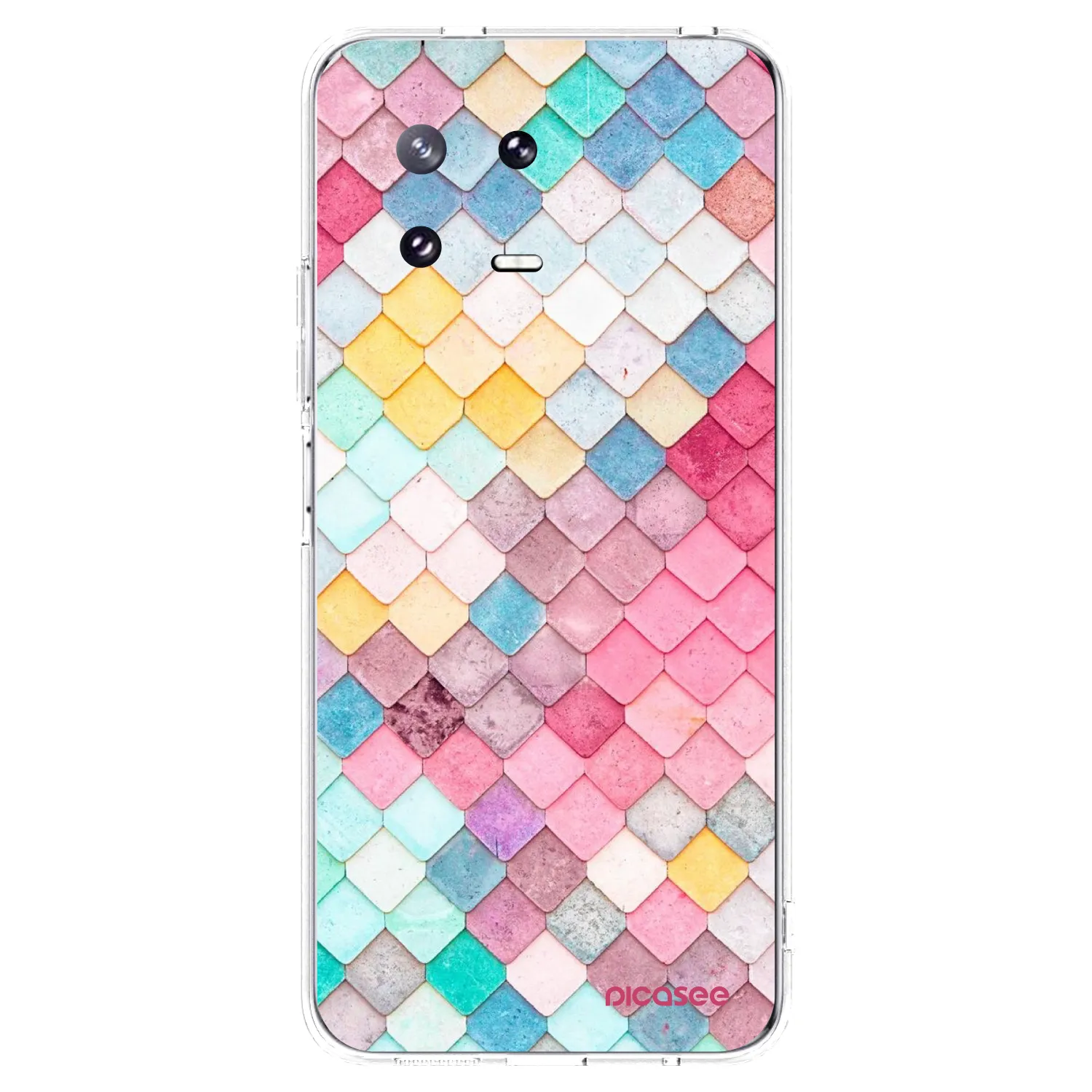 Picasee silikonový průhledný obal pro Xiaomi 13 Pro - Barevná střecha