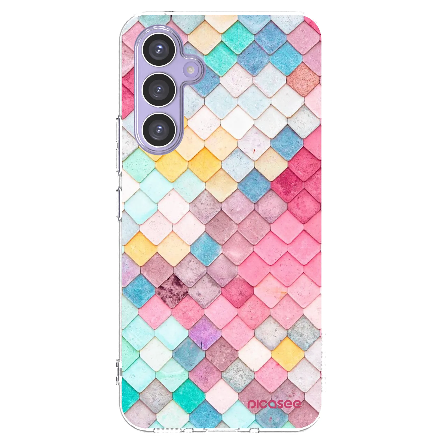 Picasee silikonový průhledný obal pro Samsung Galaxy A54 5G A546B - Barevná střecha