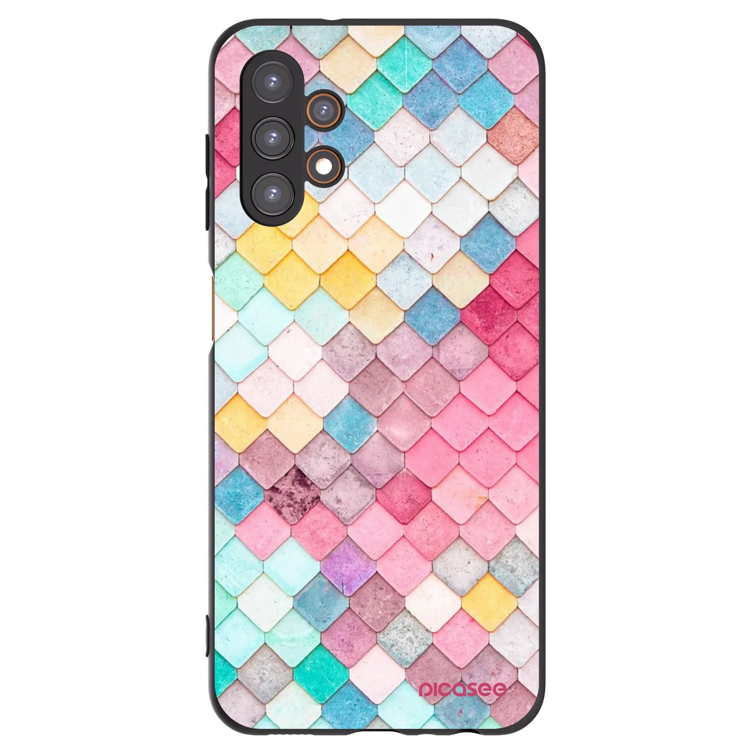 Picasee silikonový černý obal pro Samsung Galaxy A13 5G - Barevná střecha