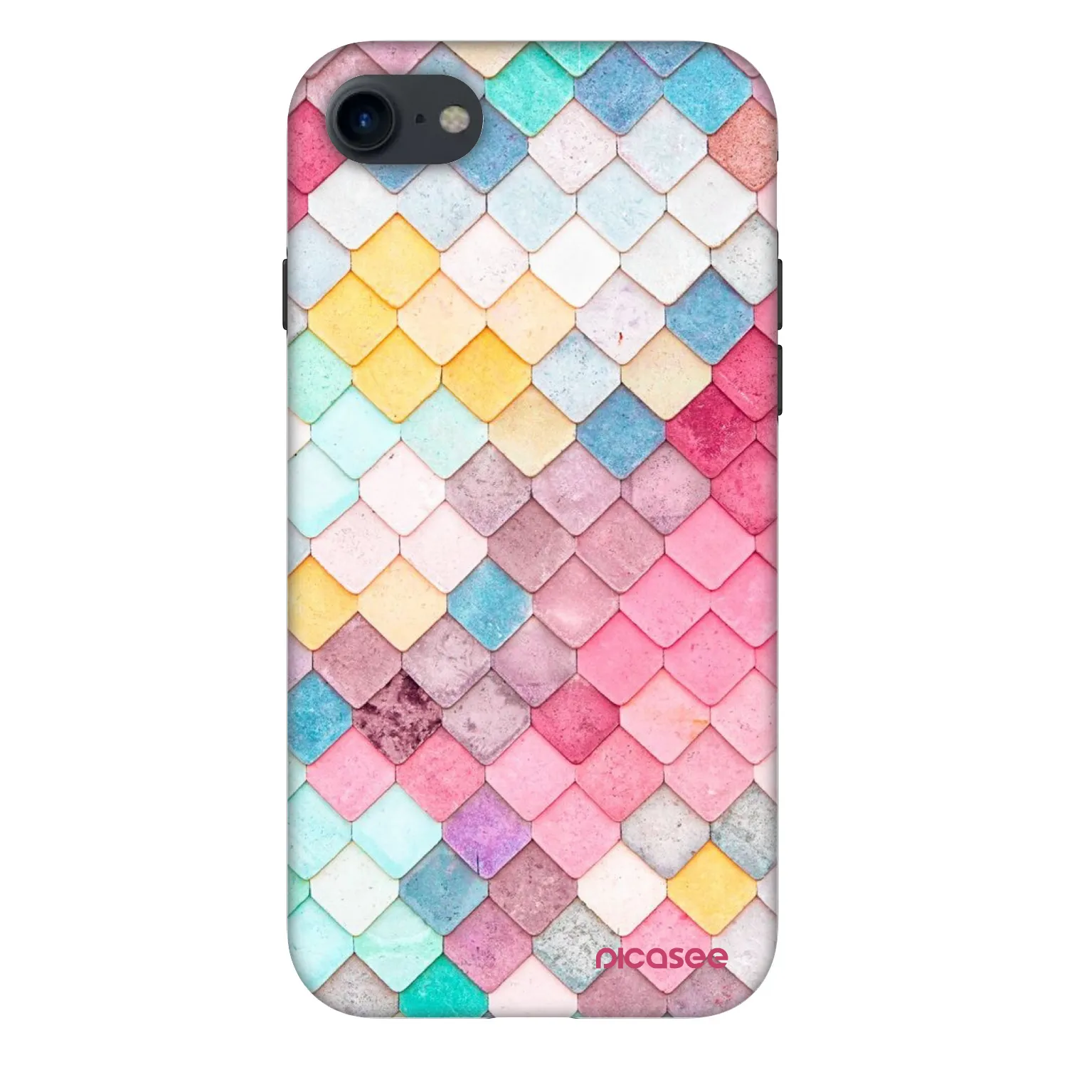 Picasee Fashion Case pro Apple iPhone SE 2020 - Barevná střecha