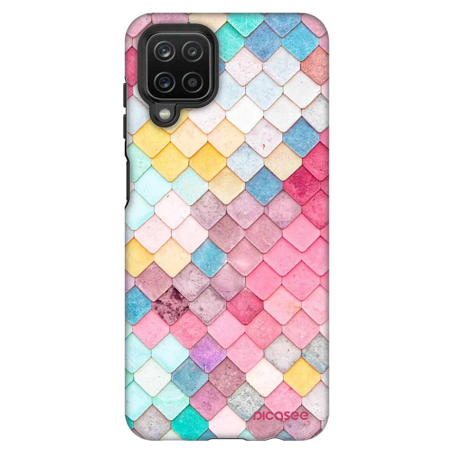 Picasee Fashion Case pro Samsung Galaxy A12 A125F - Barevná střecha