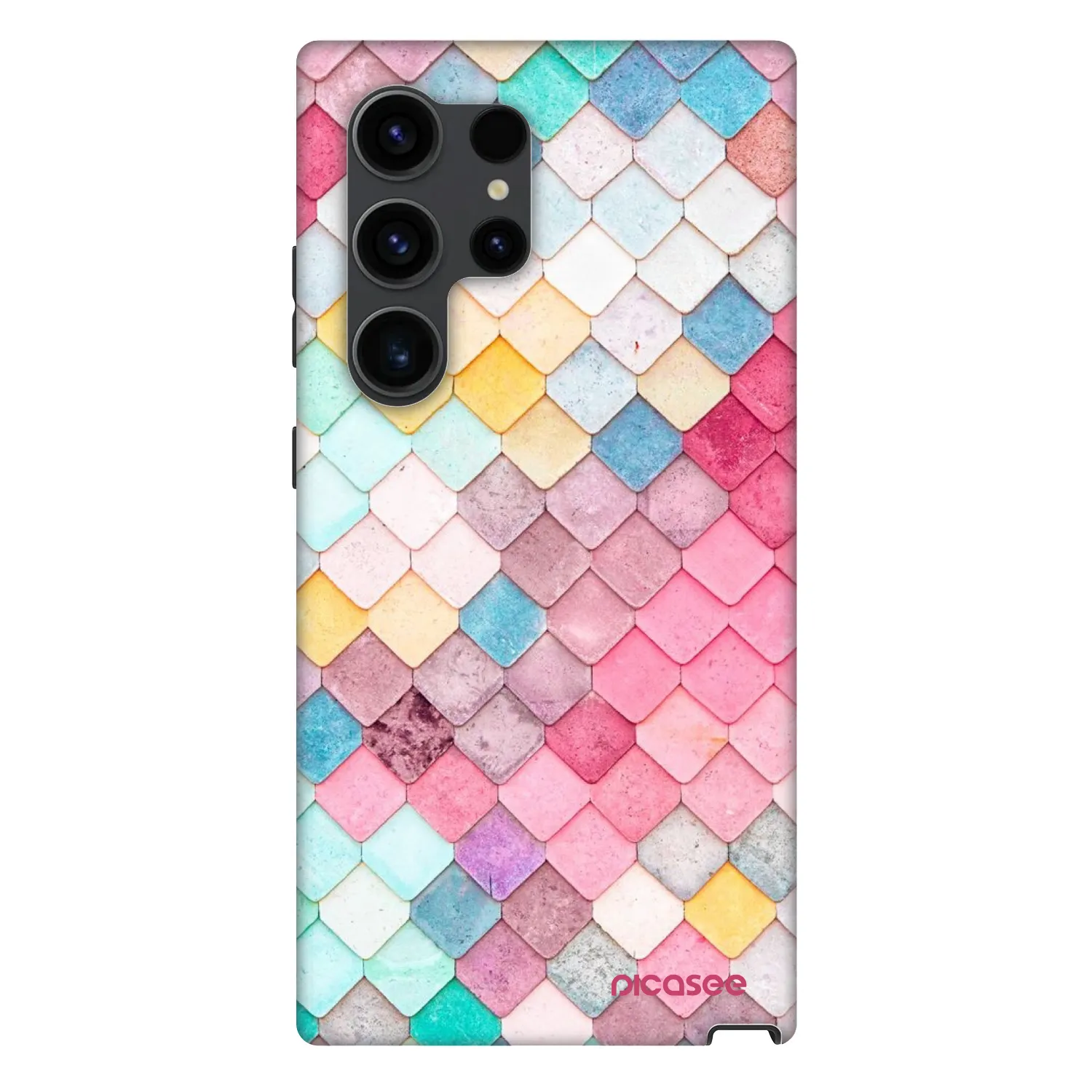 Picasee Fashion Case PowerShare pro Samsung Galaxy S24 Ultra S928B 5G - Barevná střecha