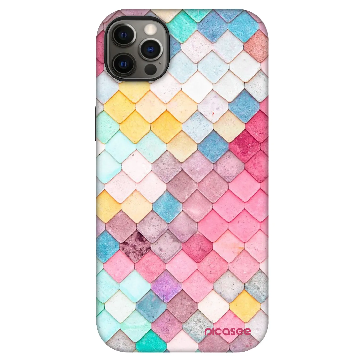 Picasee Fashion Case MagSafe Apple iPhone 12 Pro Max - Barevná střecha