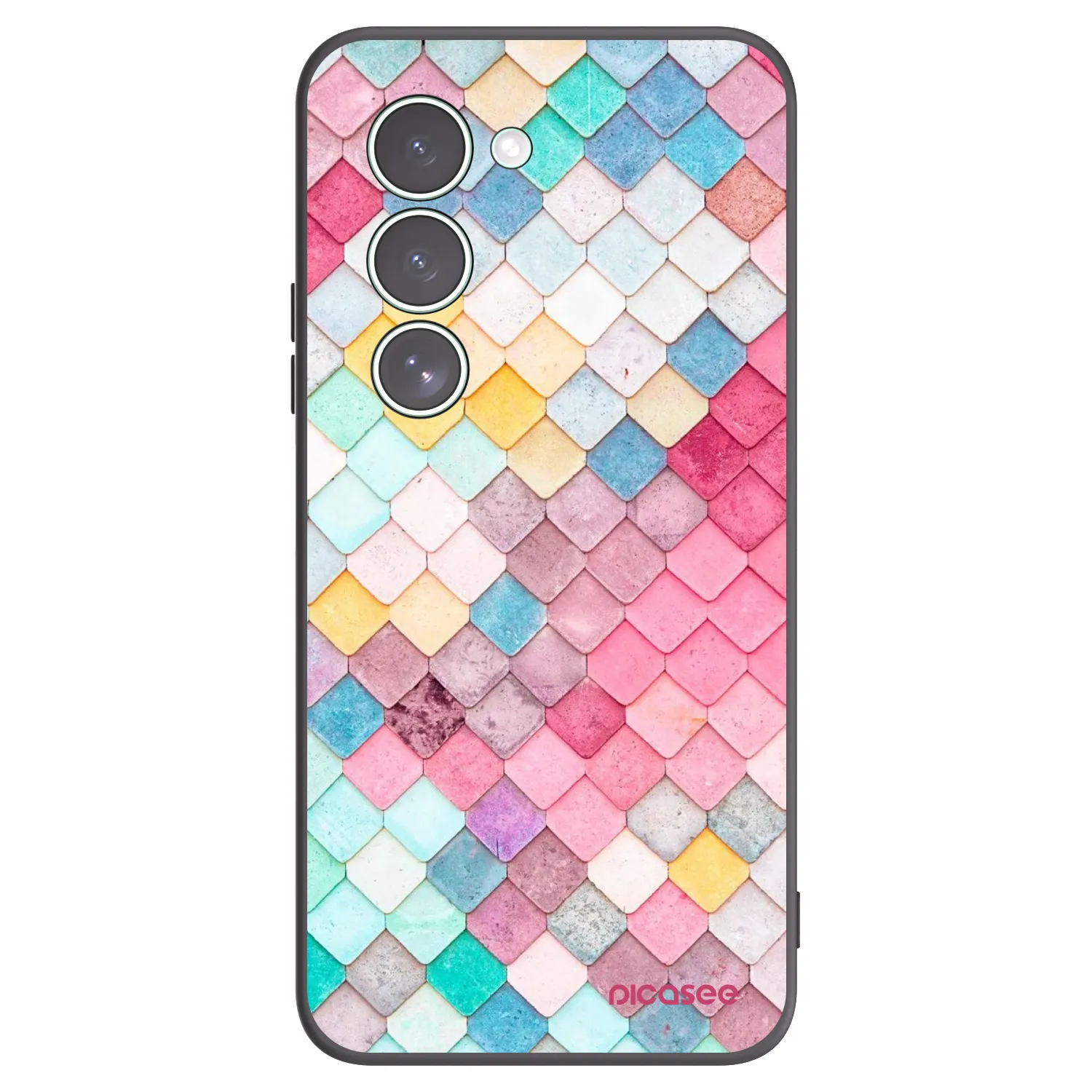 Picasee silikonový černý obal pro Xiaomi Redmi 15 5G - Barevná střecha