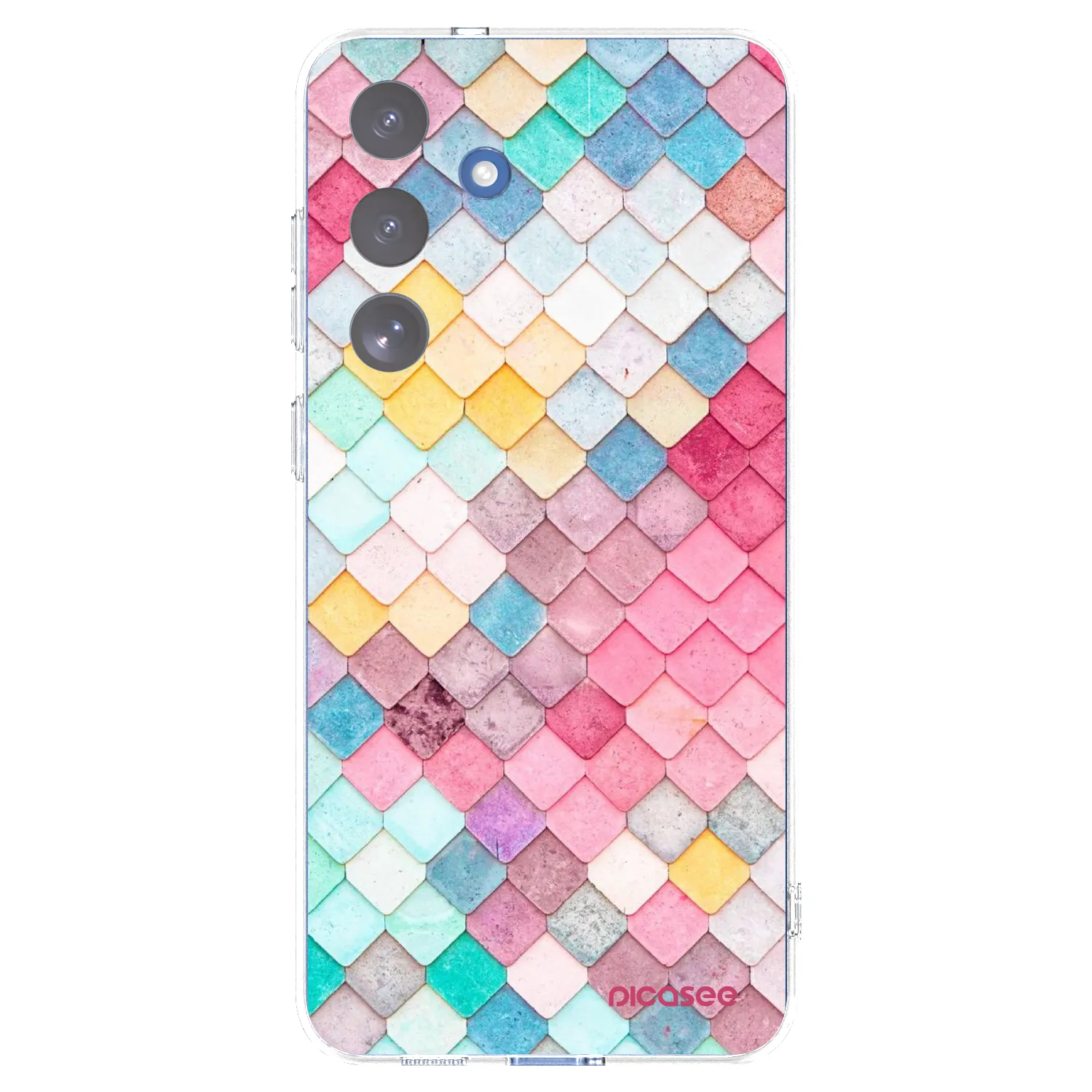 Picasee silikonový průhledný obal pro Samsung Galaxy S25 FE 5G - Barevná střecha
