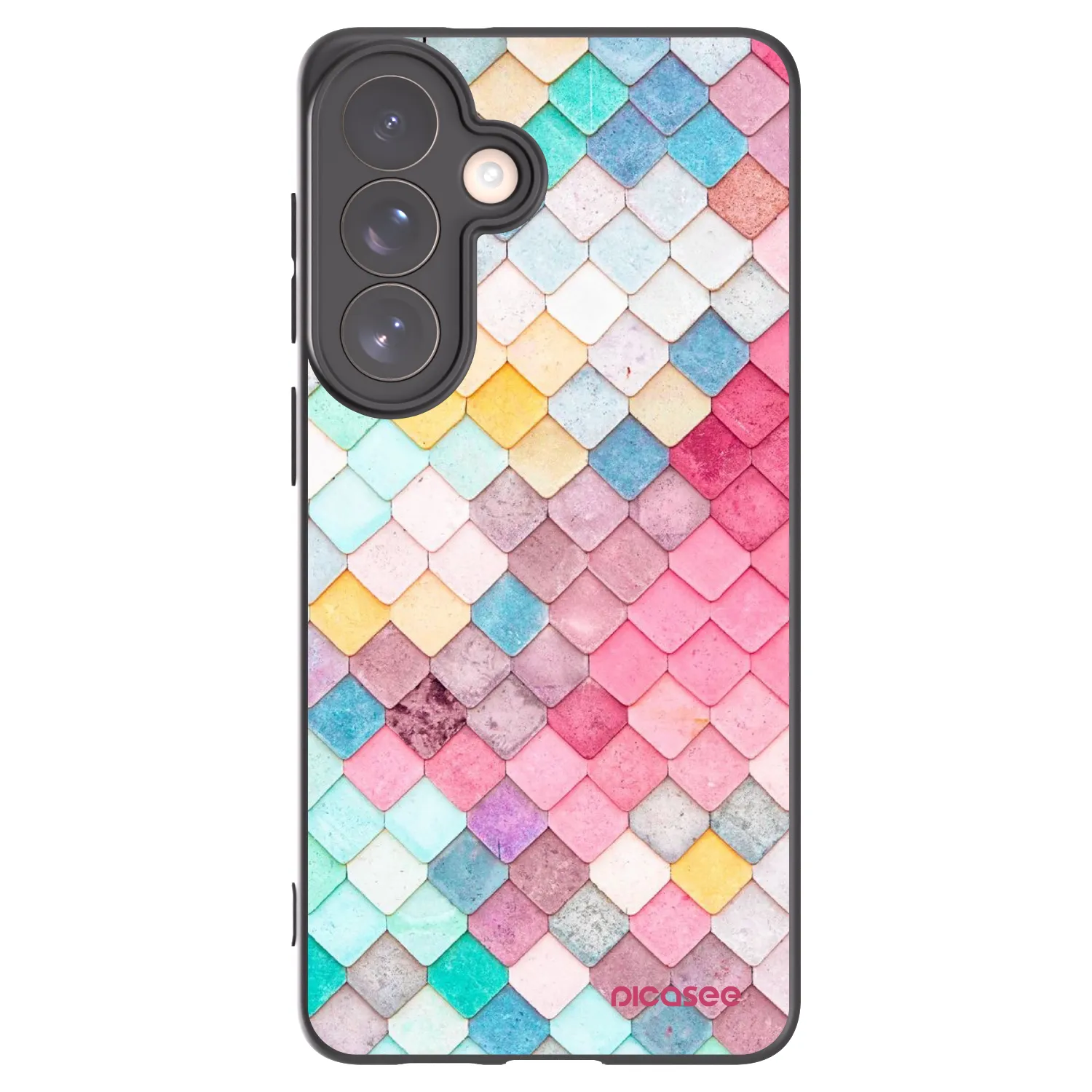 Picasee silikonový černý obal pro Samsung Galaxy S26+ - Barevná střecha