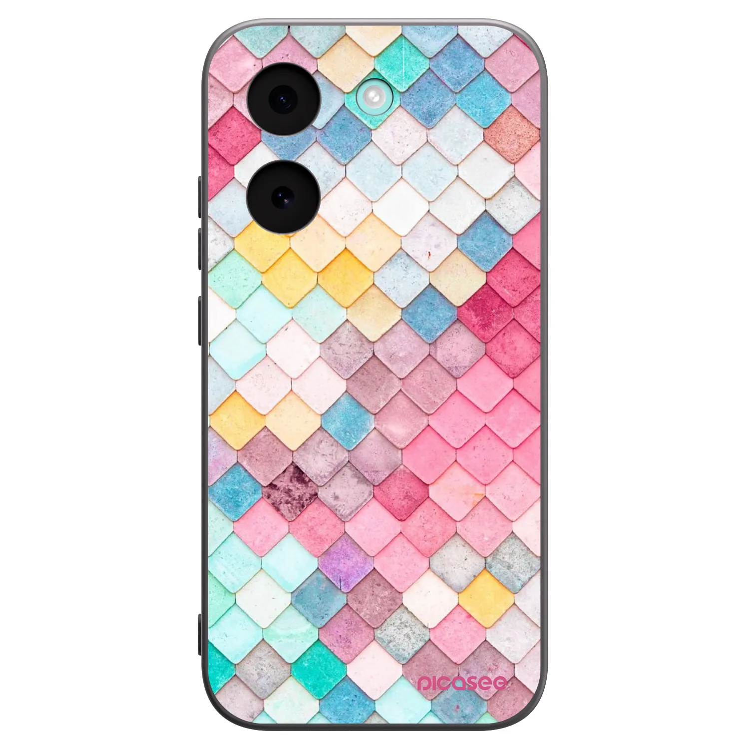 Picasee silikonový černý obal pro Xiaomi Poco X8 Pro - Barevná střecha