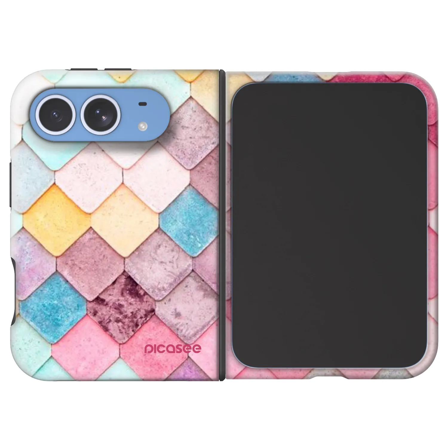 Picasee Fashion Case MagSafe Apple iPhone Duo - Barevná střecha
