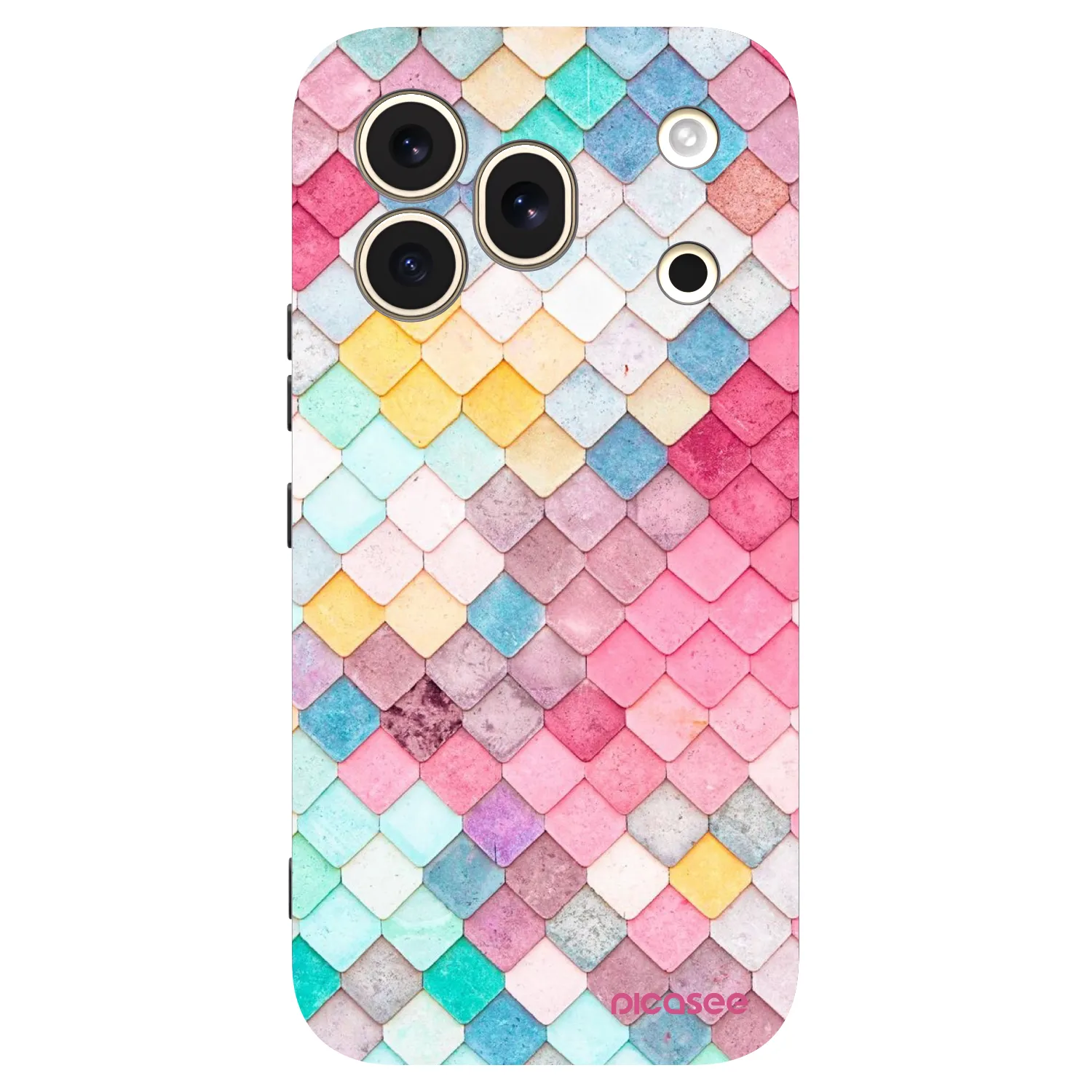 Picasee silikonový černý obal pro Honor 600 Pro - Barevná střecha