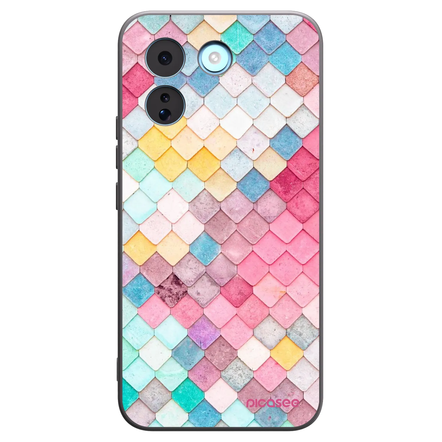 Picasee silikonový černý obal pro Xiaomi Redmi Note 17 Pro MAX 5G - Barevná střecha