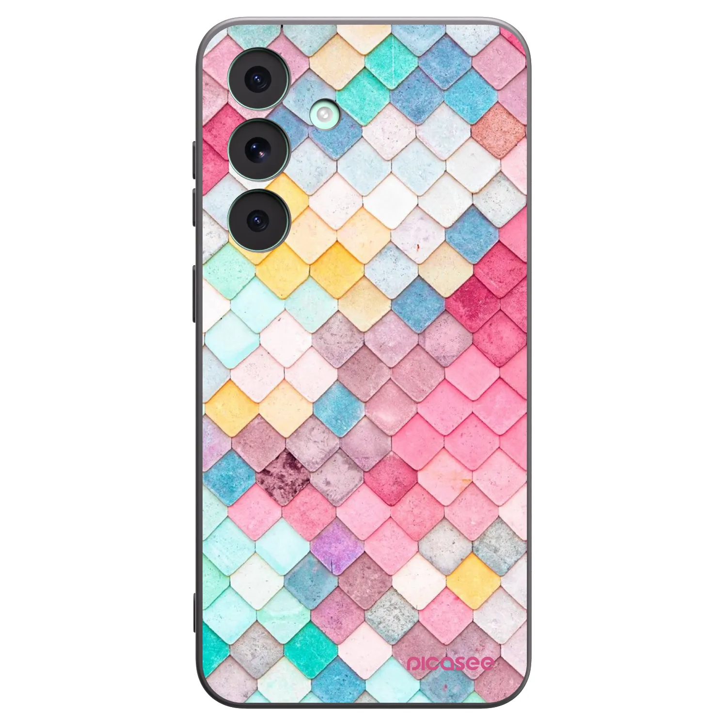 Picasee silikonový černý obal pro Samsung Galaxy S26 FE - Barevná střecha