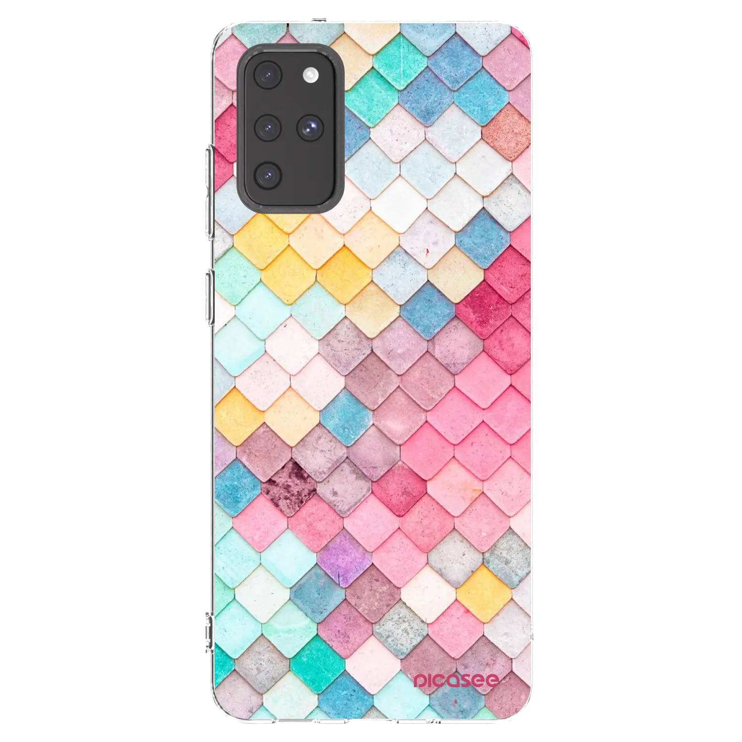 Picasee silikonový průhledný obal pro Samsung Galaxy S20+ G985F - Barevná střecha