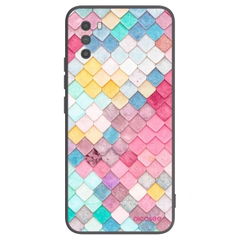 Picasee silikonový černý obal pro Xiaomi Poco M3 - Barevná střecha