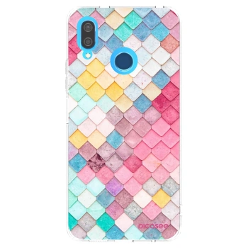 Picasee silikonový průhledný obal pro Huawei P20 Lite - Barevná střecha
