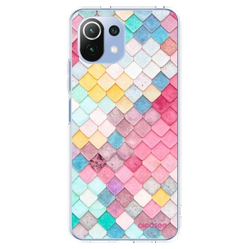 Picasee silikonový průhledný obal pro Xiaomi Mi 11 Lite - Barevná střecha