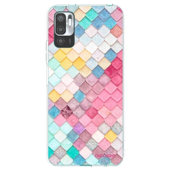 Picasee silikonový průhledný obal pro Xiaomi Redmi Note 10 5G - Barevná střecha