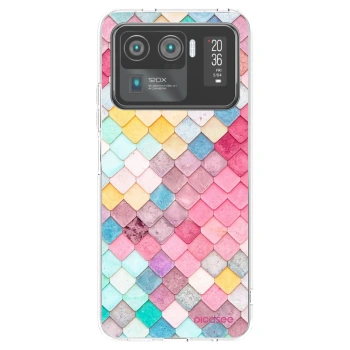 Picasee silikonový průhledný obal pro Xiaomi Mi 11 Ultra - Barevná střecha