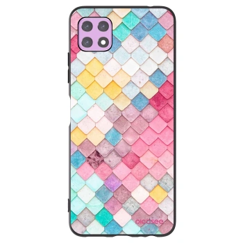 Picasee silikonový černý obal pro Samsung Galaxy A22 A226B 5G - Barevná střecha