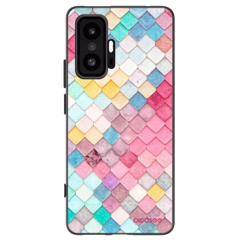 Picasee silikonový černý obal pro Xiaomi 11T Pro - Barevná střecha